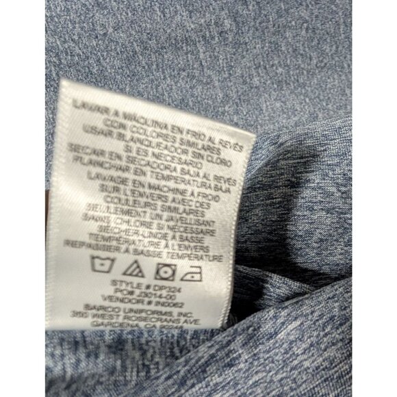 Dominos Pizza Gear Gray Button Polo Shirt Large Employee Uniform Mens Size M - Picture 7 of 7